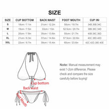 Lade das Bild in den Galerie-Viewer, Multi-Image-Druck Sexy Triangel-Bikinis BK2076 Bralette-Bikinis für Frauen selbst gestalten und bedrucken