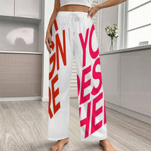 Lade das Bild in den Galerie-Viewer, Multi-Image-Design Damen/Frauen Lockerer Pyjamas Schlafanzug LM072 mit Foto Design Motiv Text selbst gestalten und bedrucken