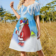 Lade das Bild in den Galerie-Viewer, Personalisiertes A-Linien Kleid | Sommerkleid mit Foto gestalten