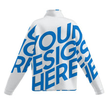 Lade das Bild in den Galerie-Viewer, Plüsch Freizeithemd mit Stehkragen MWL505 für Damen / Frauen mit Foto Design Motiv Text selbst gestalten und bedrucken