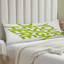Lade das Bild in den Galerie-Viewer, Polyester Kissenbezug mit langen Streifen mit einseitig bedruckt (vertikale Version) mit Foto Muster Text selbst gestalten und bedrucken
