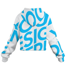 Lade das Bild in den Galerie-Viewer, Einzelbild-Design Damen / Frauen Kurzer Hoodie ohne Saum MXU022 mit Foto Design Motiv Text selbst gestalten und bedrucken (Simple Design)