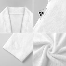 Lade das Bild in den Galerie-Viewer, Bedruckbarer Fleece-Bademantel aus Flanell mit individueller Gestaltung