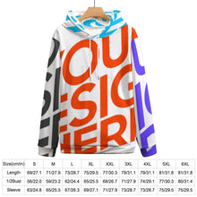 Lade das Bild in den Galerie-Viewer, Multi-Image-Design Loses Taschenloses All-Print-Sweatshirt AMZ für Unisex mit Foto Design Motiv Text selbst gestalten und bedrucken