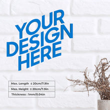 Lade das Bild in den Galerie-Viewer, Hohleisendeko (schwarz) selbst gestalten und bedrucken