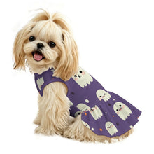 Lade das Bild in den Galerie-Viewer, Hunde- und Katzenkleid mit individuellem Aufdruck – Hawaii-Rüschenkleid für Haustiere im Sommer