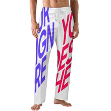Lade das Bild in den Galerie-Viewer, Multi-Image-Design Herren Männer Lockerer Pyjamas Schlafanzug LM071 mit Foto Design Motiv Text selbst gestalten und bedrucken