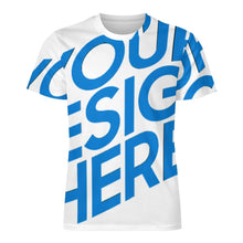 Lade das Bild in den Galerie-Viewer, Einzelbild-Design Ice Silk Allover Print Herren T Shirt OMDT01 mit Ihrem Design Motiv Foto Text selbst gestalten und bedrucken