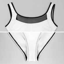 Lade das Bild in den Galerie-Viewer, Multi-Image-Design 2024 NEW Bademode Damen / Frauen Badeanzug Einteiler Monokini durchsichtige Netzstoff figurformend Schwimmanzug SDS2006 mit Foto Design Motiv Text selbst gestalten und bedrucken