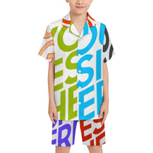 Lade das Bild in den Galerie-Viewer, Multi-Image-Design Kinder mit kubanischem Kragen Pyjama Set LM131 mit Foto Design Motiv Text selbst gestalten und bedrucken (Simple Design)