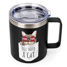 Lade das Bild in den Galerie-Viewer, Personalisierte Edelstahl-Tasse 355ml mit doppelseitigem Druck