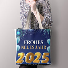 Lade das Bild in den Galerie-Viewer, Taschen 2025 Frohes Neues Jahr Selbst Gestalten und Bedrucken mit Foto