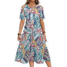 Lade das Bild in den Galerie-Viewer, Personalisiertes langes Kleid für Damen | Design mit eigenem Foto