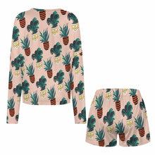 Lade das Bild in den Galerie-Viewer, Einzelbild-Design Damen / Frauen Pyjama Schlafanzug (2 tlg.) 203 mit Foto Design Motiv Text selbst gestalten und bedrucken