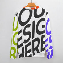 Lade das Bild in den Galerie-Viewer, Multi-Image-Druck Herren / Männer Pullover Strickpullover Sweatershirt Rundhalspullover Strickpulli MY09 mit Fotos Muster Text Logo selbst gestalten und bedrucken