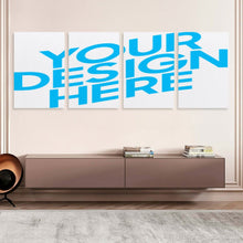 Lade das Bild in den Galerie-Viewer, Ganzes Bild Vertikale Version 2:3 hängende Poster 4 Panel / Wandbilder 4-teilig / Leinwand Malerei mit Foto selbst gestalten und bedrucken