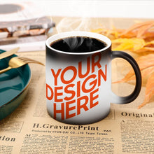 Lade das Bild in den Galerie-Viewer, Mug Tasse mit Verfärbung mit zweiseitigen unterschiedlichen Bilder mit Foto Muster Text Logo selbst gestalten und bedrucken