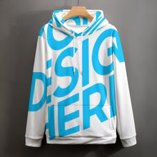 Lade das Bild in den Galerie-Viewer, Unisex Damen / Herren Einzelbilddruck Premium Sweatshirt Kapuzenpullover in Übergröße mit doppel Kapuzen mit Fotos Muster Text Logo selbst gestalten und bedrucken