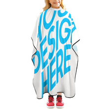 Lade das Bild in den Galerie-Viewer, Friseurschürze Friseurumhang für Kinder mit Fotos Muster Text Name selbst gestalten und bedrucken