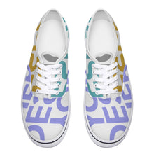 Lade das Bild in den Galerie-Viewer, Damen / Herren AUTHENTIC Canvas Schuhe Segeltuch Sneaker BLAZER LOW mit Riemen mit Foto selbst gestalten und bedrucken