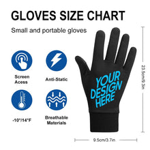 Lade das Bild in den Galerie-Viewer, Winter Wasserdichte Handschuhe Fingerhandschuhe Skihandschuhe Bleib Warm für Damen / Frauen mit Foto selbst gestalten und bedrucken