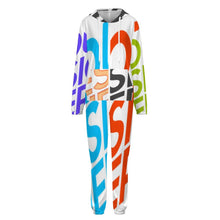 Lade das Bild in den Galerie-Viewer, Multi-Image-Design Unisex Damen / Herren Schlafanzug Pyjama Jumpsuit Overall Einteiler Hausanzug mit Foto Design Motiv Text selbst gestalten und bedrucken