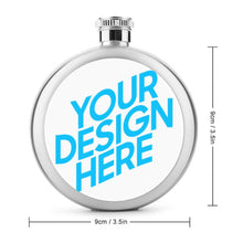 Lade das Bild in den Galerie-Viewer, Weinflasche aus Lebensmittelqualität Metall Edelstahl Doppelseitiger Druck mit Foto (Acryl-Aufkleber) selbst gestalten und bedrucken