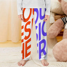 Lade das Bild in den Galerie-Viewer, Multi-Image-Design Kinder Jungen / Mädchen Pyjama Hose Schlafanzughose Schlafhose D31P mit Foto Design Motiv Text selbst gestalten und bedrucken