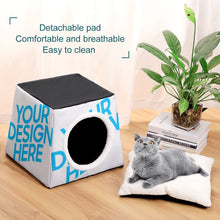 Lade das Bild in den Galerie-Viewer, Kapsel Haustier Waterloo Katzenhundekorb Indoor mit Foto selbst gestalten und bedrucken