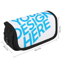 Lade das Bild in den Galerie-Viewer, Doppellagige Stiftebox / Doppellagiges Federmäppchen / Doppellagige Stifttasche mit Foto selbst gestalten und bedrucken