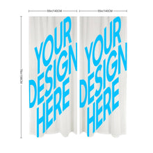 Lade das Bild in den Galerie-Viewer, Gazevorhang (Zwei Teile sind gleich) 140x198cm selbst gestalten und bedrucken