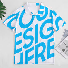 Lade das Bild in den Galerie-Viewer, Einzelbild-Design Damen / Frauen Kurzarm Poloshirt TEE Shirt B613 mit Foto Design Motiv Text selbst gestalten und bedrucken