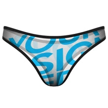 Lade das Bild in den Galerie-Viewer, Damen/Frauen String-Ouvert Sexy Unterhose String Tanga Slip mit Foto Design Motiv Text selbst gestalten und bedrucken