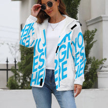 Lade das Bild in den Galerie-Viewer, Winterjacke Mit-klettverschluss Jacken A681 für Damen Frauen selbst gestalten und bedrucken