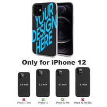 Lade das Bild in den Galerie-Viewer, Transparente Soft TPU Handyhülle für Apple iPhone 12 Serie Pro / Pro Max / Mini mit Foto selbst gestalten und bedrucken