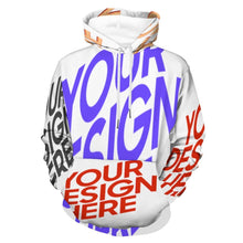 Lade das Bild in den Galerie-Viewer, Multi-Image-Design Herren / Männer Hoodie Kapuzenpullover Kapuzensweatshirt A37H mit Foto Design Motiv Text selbst gestalten und bedrucken