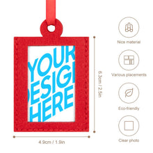 Lade das Bild in den Galerie-Viewer, Fotorahmen zum Aufhängen für Weihnachten Packung mit Fotos Muster Text Logo selbst gestalten und bedrucken