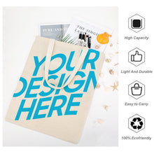 Lade das Bild in den Galerie-Viewer, 38×41cm Einseitiger Druck Canvas Tote Tasche Jutebeutel Stoffbeutel Einkaufstasche selbst gestalten und bedrucken