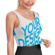 Lade das Bild in den Galerie-Viewer, YJ031 Sport BH Bra Damen / Frauen Voll-Druck selbst gestalten und bedrucken