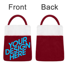Lade das Bild in den Galerie-Viewer, Weihnachtsgeschenktasche karminrot selbst gestalten und bedrucken