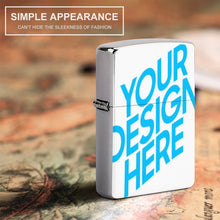 Lade das Bild in den Galerie-Viewer, Feuerzeug Hülle Feuerzeug Metallhülle mit Foto Muster Text selbst gestalten und bedrucken
