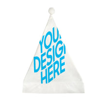 Lade das Bild in den Galerie-Viewer, Kurzer Plüsch Weihnachtsmütze Weihnachtshut Eltern-Kind 25×35cm 29×40cm selbst gestalten und bedrucken