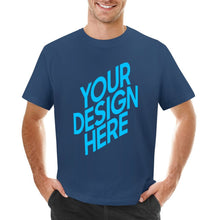 Lade das Bild in den Galerie-Viewer, Doppelseitiger Druck Kurzarm T-Shirt Rundhalsshirt Herren / Männer - selbst gestalten und bedrucken