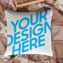 Lade das Bild in den Galerie-Viewer, (Druckteil zwei gleiche Bilder) doppelseitig bedruckte Kissen Wohndecke Flauschige Decke mit Fotos Muster Text selbst gestalten
