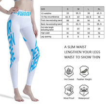 Lade das Bild in den Galerie-Viewer, Lange Yoga Hose Eng Damen / Frauen selbst gestalten und bedrucken