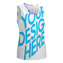 Lade das Bild in den Galerie-Viewer, Tanktop Shirt TSHIRT mit Rundhals YB für Damen Frauen mit Foto Text selbst gestalten und bedrucken