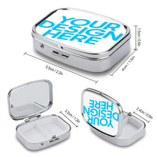 Lade das Bild in den Galerie-Viewer, Tragbare Tablettendose / Tablettenbox / Pillendose / Pillenbox mit Foto selbst gestalten und bedrucken