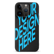 Lade das Bild in den Galerie-Viewer, Personalisierte TPU Clear Cover iPhone 14 / iPhone 14 Plus / iPhone 14 Pro / iPhone 14 Pro Max Handyhülle Schutzhülle mit Fotos Muster Text Logo selbst gestalten und bedrucken