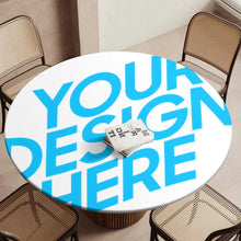Lade das Bild in den Galerie-Viewer, Runde Tischdecke Wachstuch Abwaschbar 100cm 110cm 120cm 130cm mit Foto Design Motiv Text selbst gestalten und bedrucken