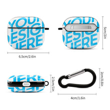 Lade das Bild in den Galerie-Viewer, Voll Druck Apple AirPods 3 Schutzhülle Case Cover Hülle mit Fotos Muster Text Logo selbst gestalten und bedrucken
